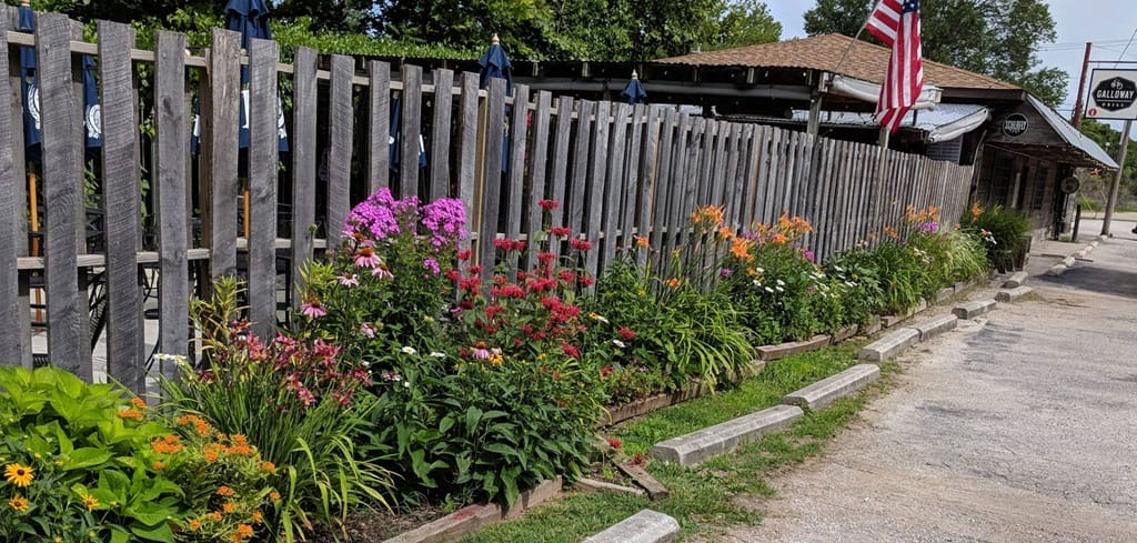 Galloway Grill flowers